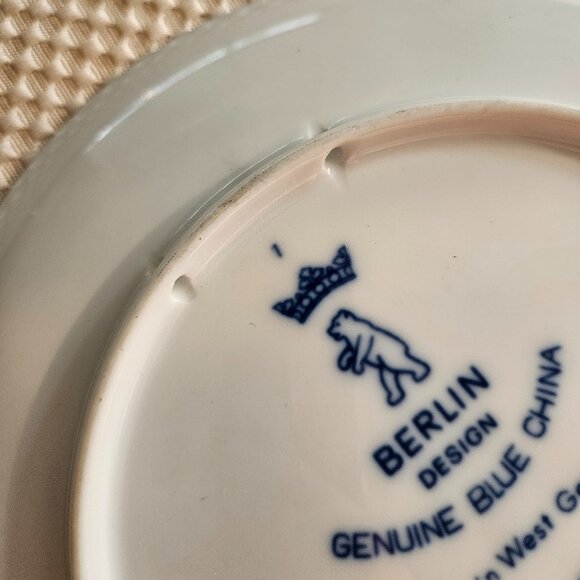 Vintage Berlin Design - Father's Day 1972 - Blue Collectable Plate - Picture 6 of 8